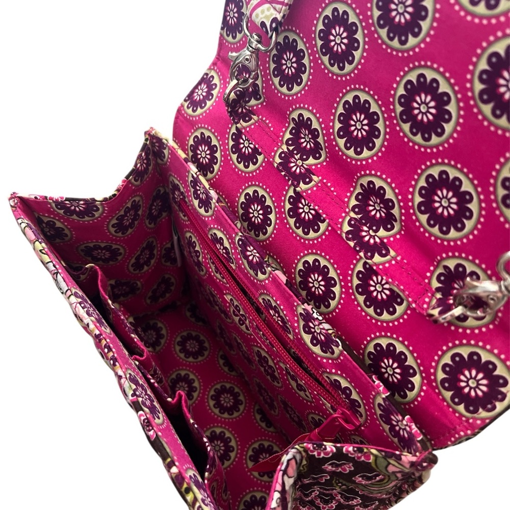 Vera Bradley Very Berry Paisley Julia Shoulder Bag - Picture 6 of 8